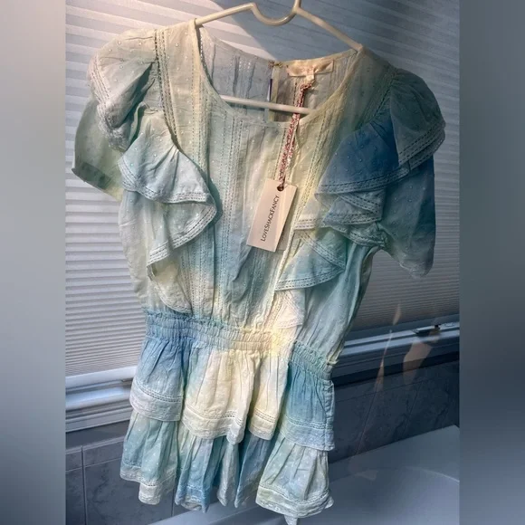 Loveshackfancy Natasha dress -lily pond - Picture 3 of 7